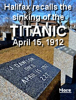The stone in Halifax's Fairview Lawn Cemetery is for Titanic boiler-room worker Joseph Dawson, not Jack Dawson, a fictional character in the movie.